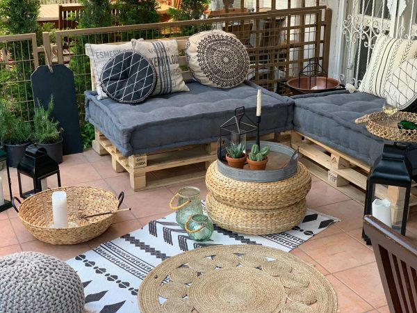 Pallet Sofa Cushions Indoor & Outdoor Furniture - Anthracite 27-HB80 - Image 7
