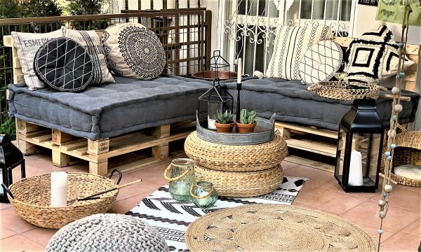 Pallet Sofa Cushions Indoor & Outdoor Furniture - Anthracite 27-HB80