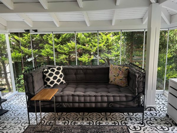 Wrought Iron Sofa Cushions, Handmade Custom Bench Cushion 11-HB95M - Image 4