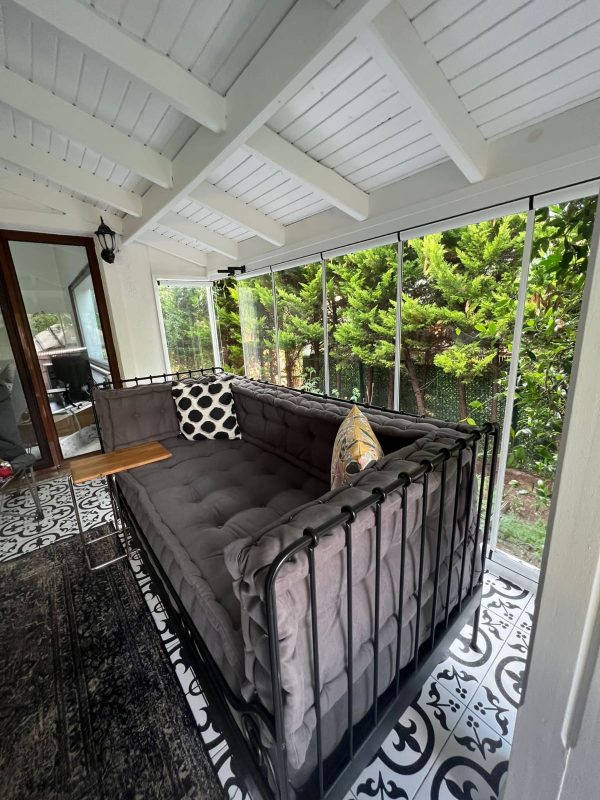Wrought Iron Sofa Cushions, Handmade Custom Bench Cushion 11-HB95M - Image 3