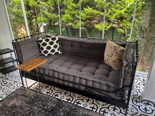 Wrought Iron Sofa Cushions, Handmade Custom Bench Cushion 11-HB95M