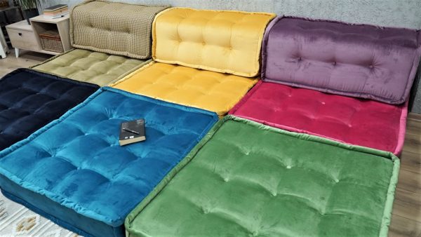 Pit Couch Sectional, Foldable Floor Cushion Bed Sets 8-MB95 - Image 4