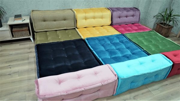 Pit Couch Sectional, Foldable Floor Cushion Bed Sets 8-MB95 - Image 12
