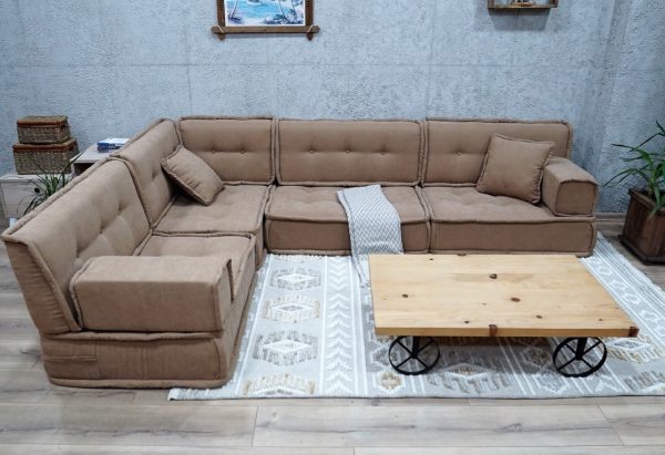 Camel - Large Brown Cushion Floor Set 19-MB70 - Image 5