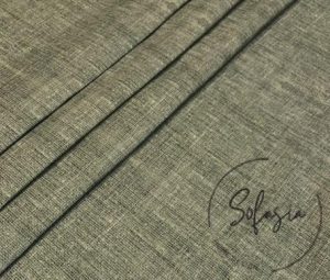 Antique Green Linen Look Fabric