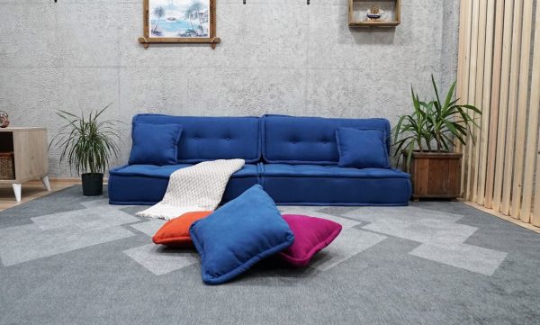 Large Blue Pillow in the Floor For Living Room 23-MB70 - Image 7