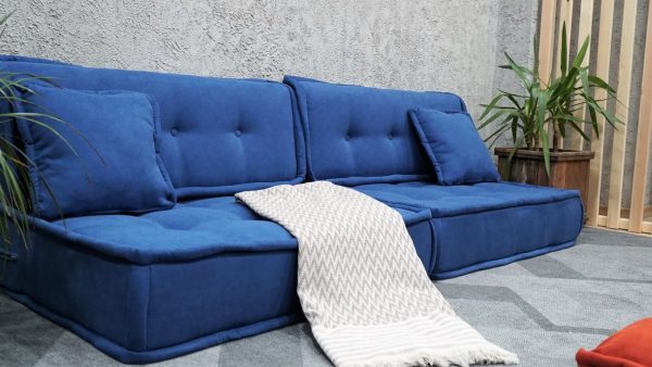Large Blue Pillow in the Floor For Living Room 23-MB70 - Image 3