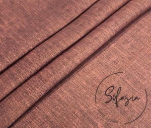 Dusty Rose Linen Look Fabric