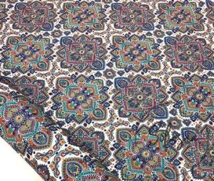 Ethnic Mandala Patterned Sofa Fabric