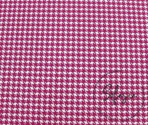 Fuchsia Houndstooth Fabric