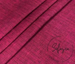 Fuchsia Linen Look Fabric