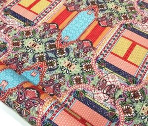 Indian Motif Patterned Sofa Fabric