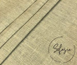 Ivory Linen Look Fabric