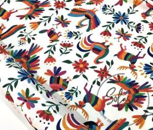 Mexican Patterned Drapery and Upholstery Fabric