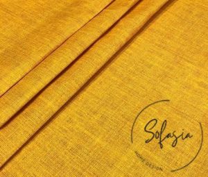 Mustard Linen Look Fabric
