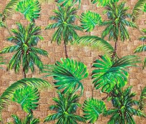 Palm Trees Patterned Fabric