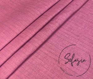 Pink Linen Look Fabric
