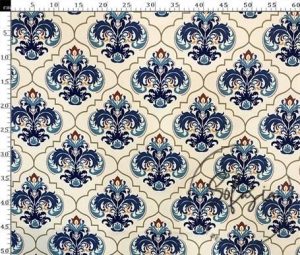 Tulip Tile Patterned Cushion Fabric