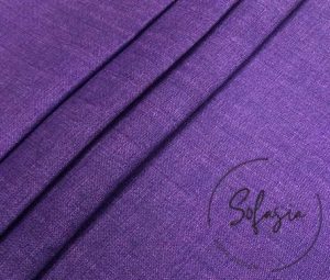 Violet Linen Look Fabric