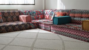 Custom Made Floor Sofa For Living Room 42-MB95