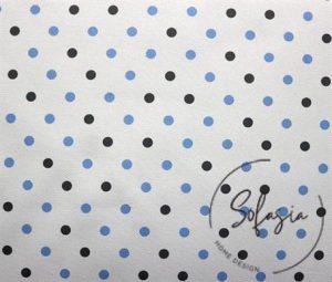 Blue Gray Fabric with Small Poles (Curtain and Sofa Fabrics)