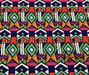 Pastel Ethnic Patterned Throw Pillow and Curtain Fabric