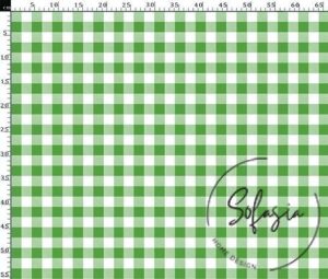 Peanut Small Gingham Patterned Fabric