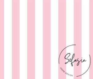 Pink Stripe Patterned Fabric