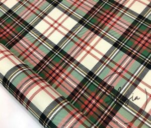 Plaid Pattern Fabric
