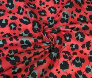 Pop art Leopard Patterned Curtain and Sofa Fabric