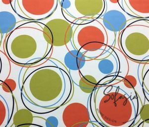 Vintage Ellipse Pattern Fabric