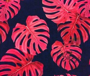 Black Fabric with Pink Camel Sole Pattern