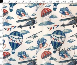 Sky Patterned Sofa and Curtain Fabric
