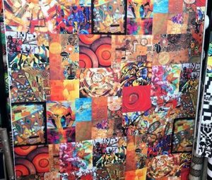 Modern Art Patchwork Fabric