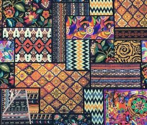 Patchwork Patterned Fabric