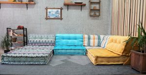 Floor Pillows Large For Living Room, Custom Couch in the Floor