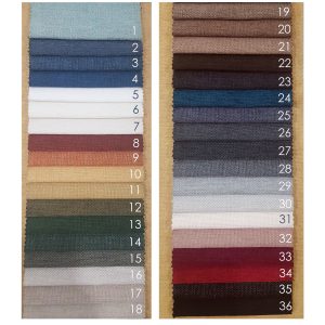 3 Washable Woven Linen Fabric Catalogue